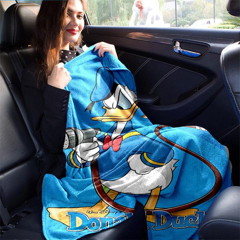 1 Stück, Donald Duck Kuscheldecke Gemütliche Decke für Wohnkultur, Sofa, Bett, Reisen