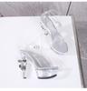 Women's Platform Sandals Heel Crystal High Heel Sandals Nightclub Shoes Versatile Sexy 34-43 Wedding Shoes LFD-10314-32