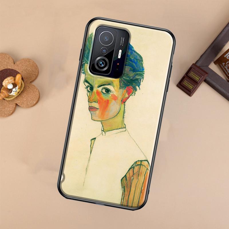 Egon Schiele Case For Xiaomi POCO X7 X6 X5 X3 Pro F3 F5 F6 M6 Pro 13 14 Ultra 11T 12T 13T 14T Pro Cover