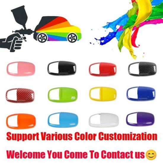 Dashboard Side Air Outlet Vent Cover For Jeep Wrangler JK 11-17 Red Carbon Fiber