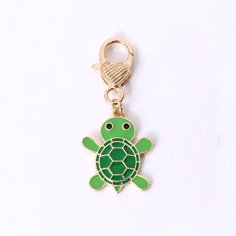 Sea Turtle Keychain Pendant Charms Unisex Jewelry Bag Car Key Ring Decor Cartoon Kids Gifts
