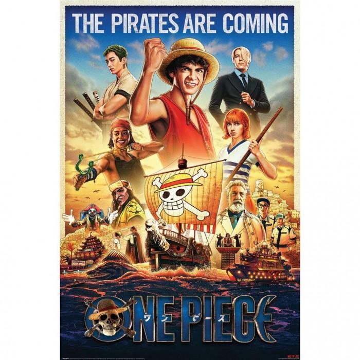 One Piece Live-Action-Piraten Kommen Charaktere Poster