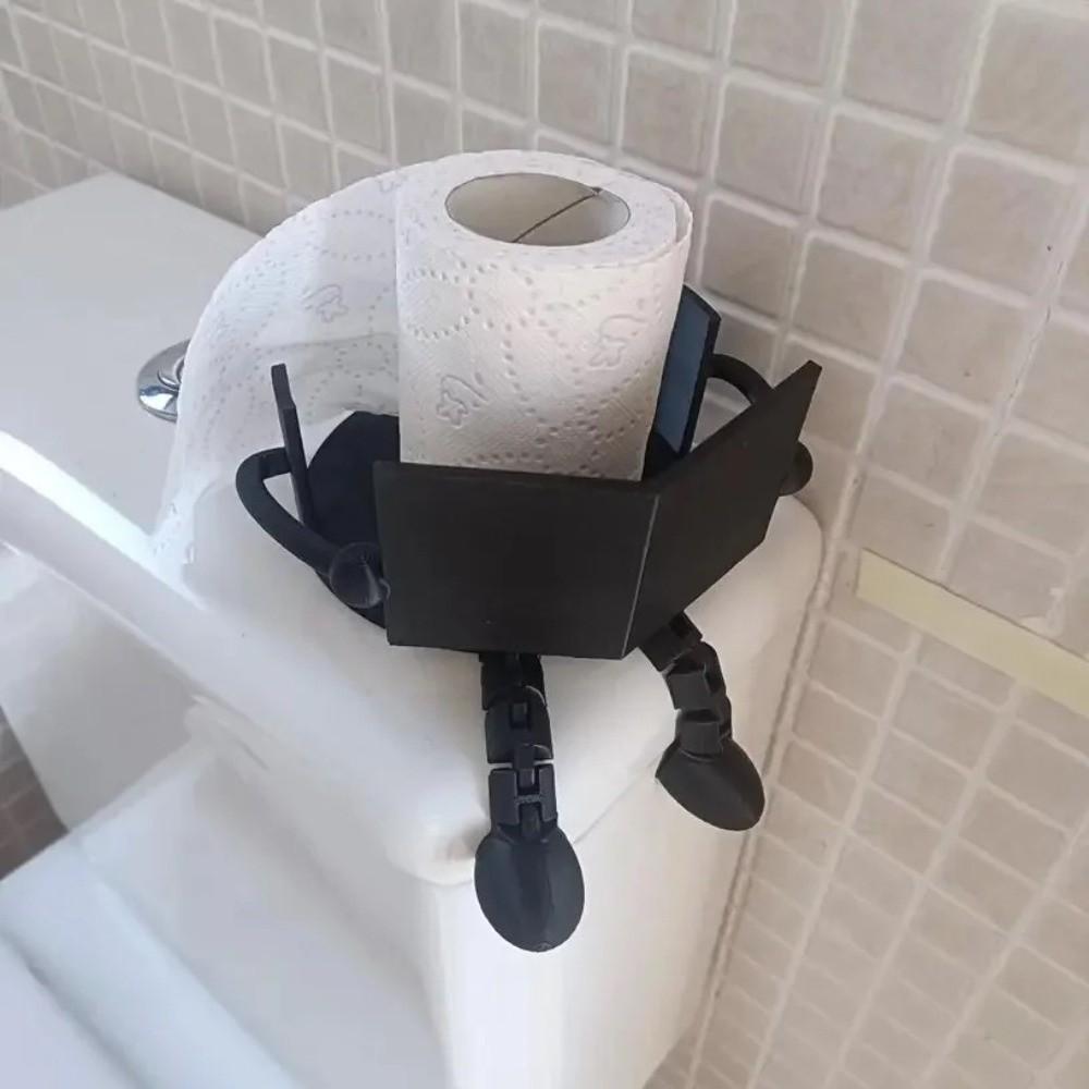 Novelty Toilet Paper Holder Unique Tissue Roll Dispenser Creative Roll Paper Holder  Office