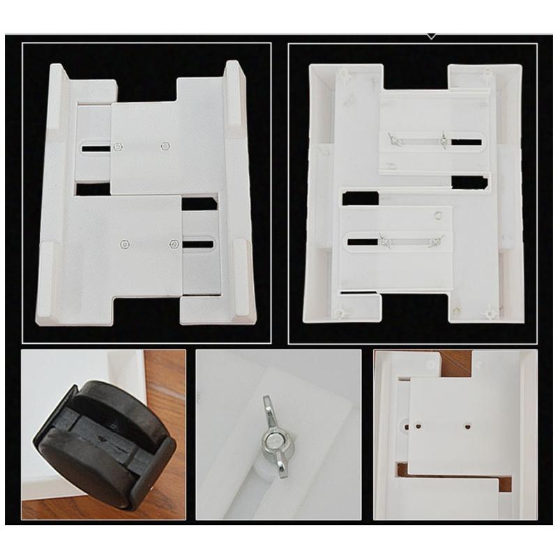 Computer Tower Stand CPU Cart with 4 Caster Wheels for Home Office Under Desk