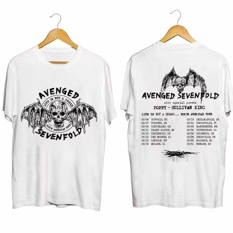 Avenged Sevenfold Life Is But A Dream North American Tour 2024 Shirt 2XL