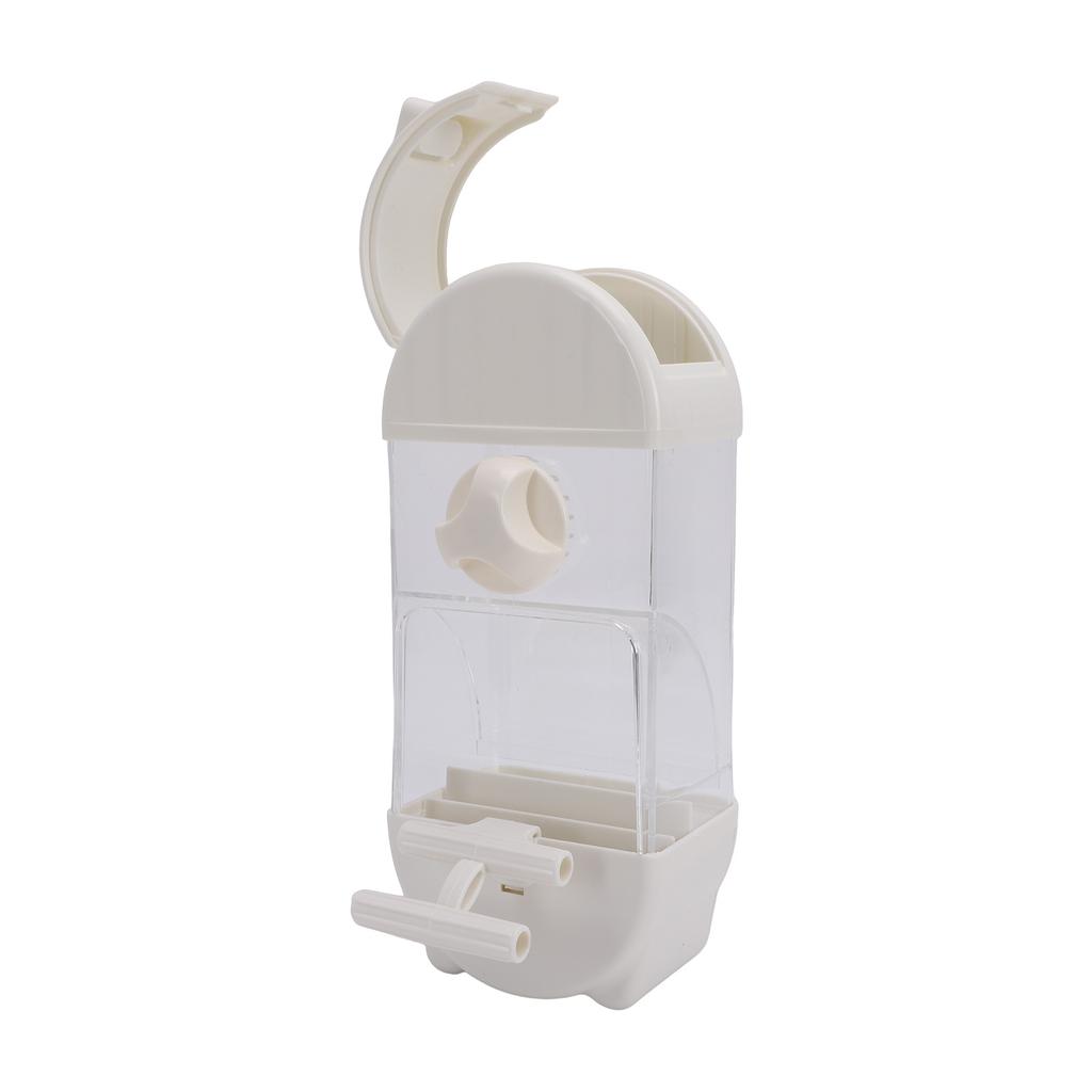 800ml Transparent Bird Feeder with Tray, Anti-Leakage Design, Easy Top Filling, Hanging Bird Feeder Box for Cockatiels Parakeets