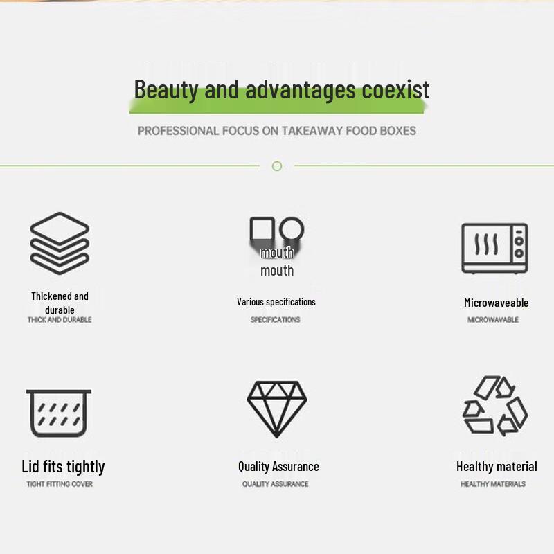 Hansheng Round PP Disposable Food Containers with Lids