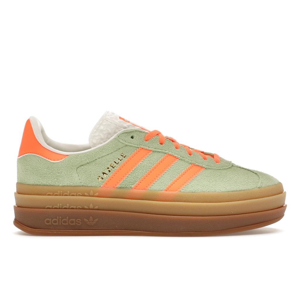 Adidas Gazelle Bold Green Spark Screaming Orange Women Sneakers Semi-Green-Spark Core-White IH7495