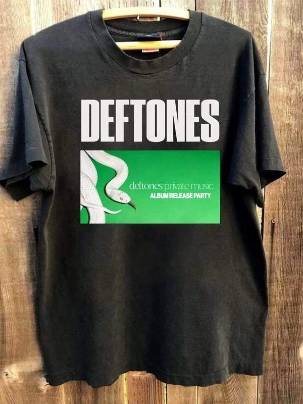 New Deftones Private Music New Album 2025 short sleeve shirt Men Women Unisex T-Shirt XXXL