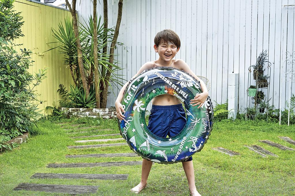 Igarashi Beach with Tie-Dye Float, 70cm, Rope, RLB-170V