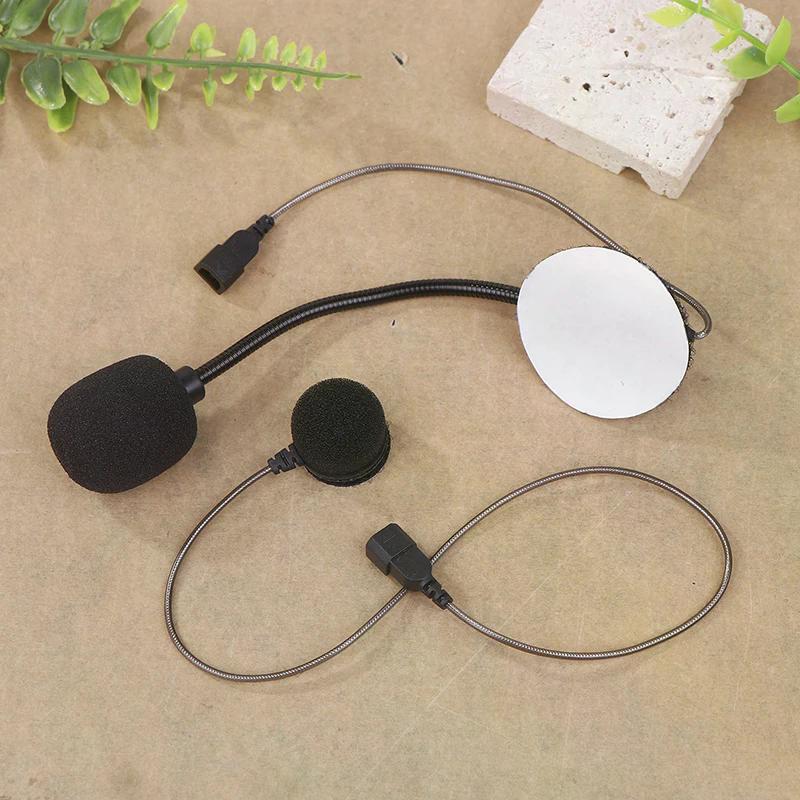 For Cardo Freecom/Spirit Motorcycle Helmet Bluetooth Intercom Soft Wire Microphone Hard Wire Microphone And 3.5mm Speaker