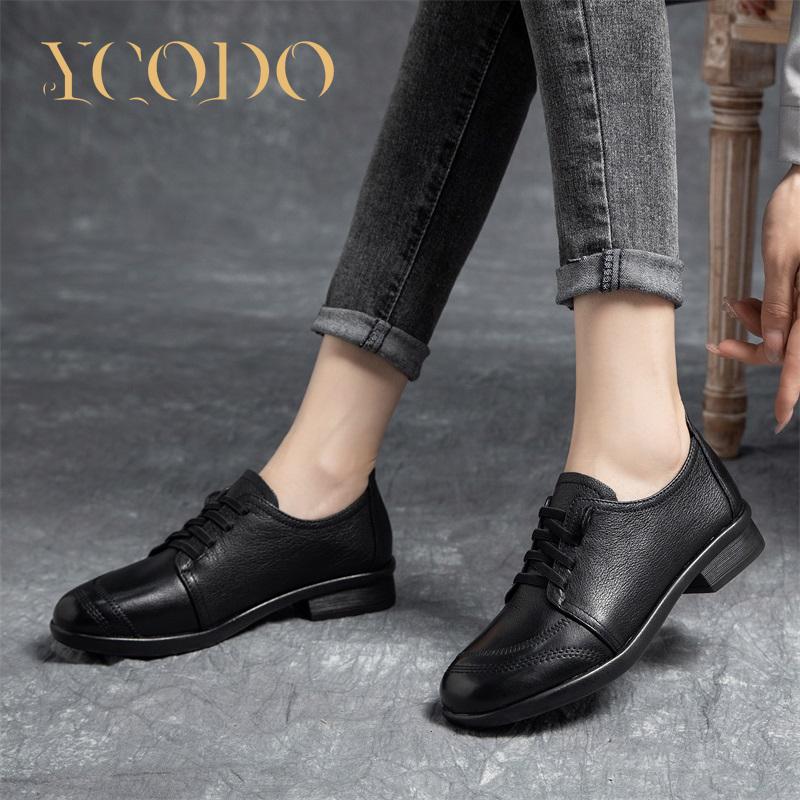 Женская обувь. Удобные туфли из натуральной кожи на мягкой подошве. 38 чёрный — фото 8