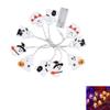 150/300 cm Ghost Decoration String Lights Battery Powered 10/20 LED Halloween String Lights Decorative Light Portable