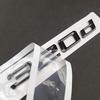 3D Glossy Black Car Rear Trunk Letters Stickers For BMW E46 E36 G20 E90 F30 E92 316d 318d 320d 325d 330d Emblem Logo Accessories