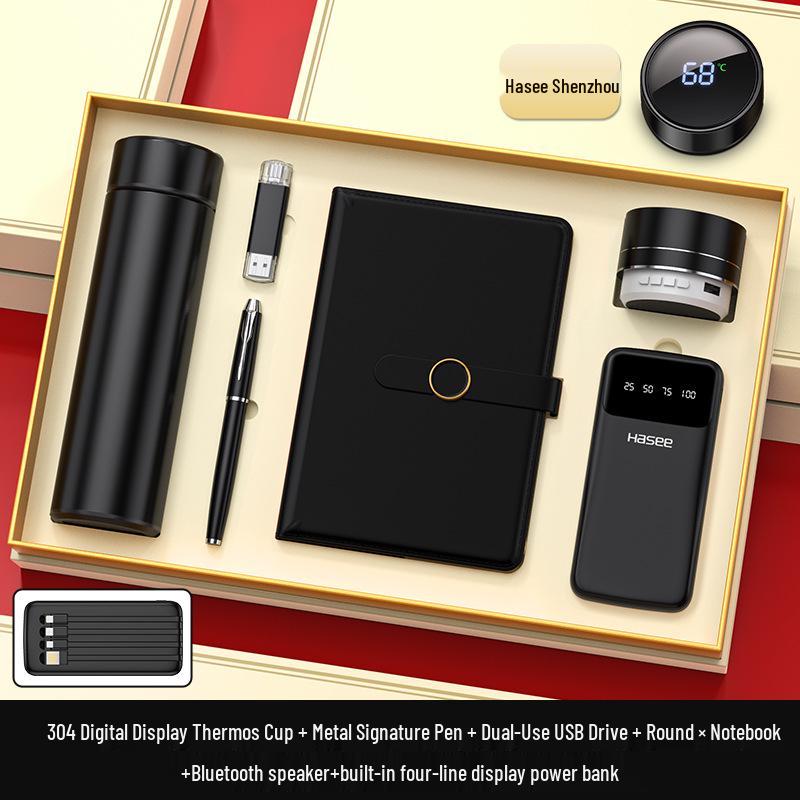 Custom Logo High-End Business Gift Set for Clients and Employees - Perfect for Anniversaries and Events