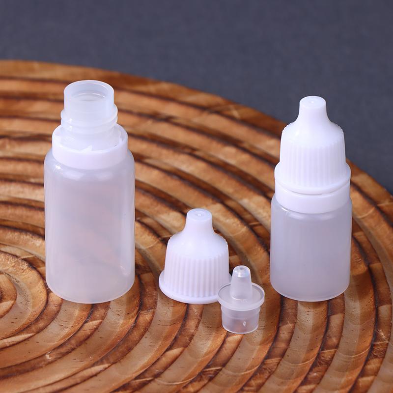 10Pcs 5/10/15/20/30/50Ml Empty Plastic Dropper Bottle Paint Beauty Oil Squeezable Refillable Bottle Cosmetics Storage Bottles