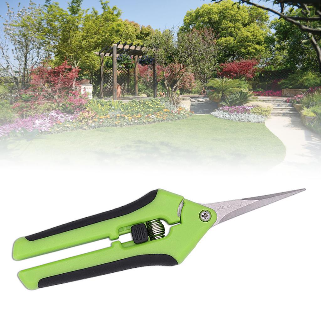 Gartenschere Edelstahl Antihaftbeschichtung Komfortgriff Hand-Astschere für Gartenarbeit