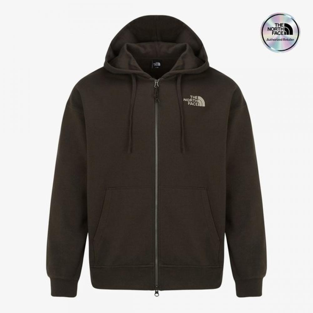 The North Face Men S Melton Hooded Zip Up Brown Nm5pr51b BROWN/095