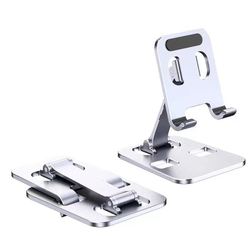 Foldable Mobile Phone Stand Aluminum Alloy Cell Phone Bracket Tablet Holder Desktop Use