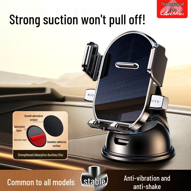Universal Car Phone Holder 2026 with New Suction Cup for Dashboard and Center Console