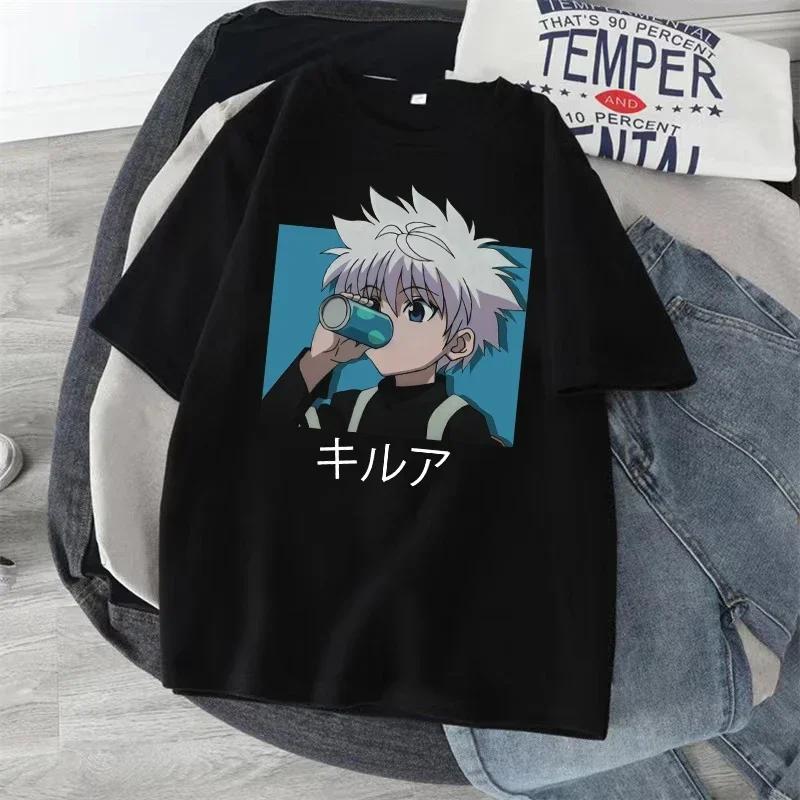 Y2k Women T Shirt Hunter X Hunter Kawaii Japanese Anime T-shirt Harajuku Fashion Casual Funny T-shirts Short Sleeve Summer Tops