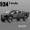 1/24 Tesla Cybertruck Diecast Alloy Model Car Miniatura Metalowy Pojazd Ciężarówka Boże Narodzenie Hottoy dla Dzieci Prezenty Zabawki Dla Dzieci Chłopcy