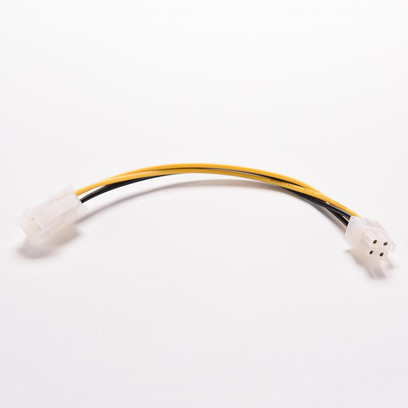 8 Zoll 20 cm ATX 4-Pin Stecker auf Buchse Stromkabel Anschlussadapter