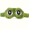 3D Sad Frog Sleep Mask Natural Sleeping Eyeshade Cover Shade Eye Patch Women Men Soft Portable Blindfold Travel Eyepatch