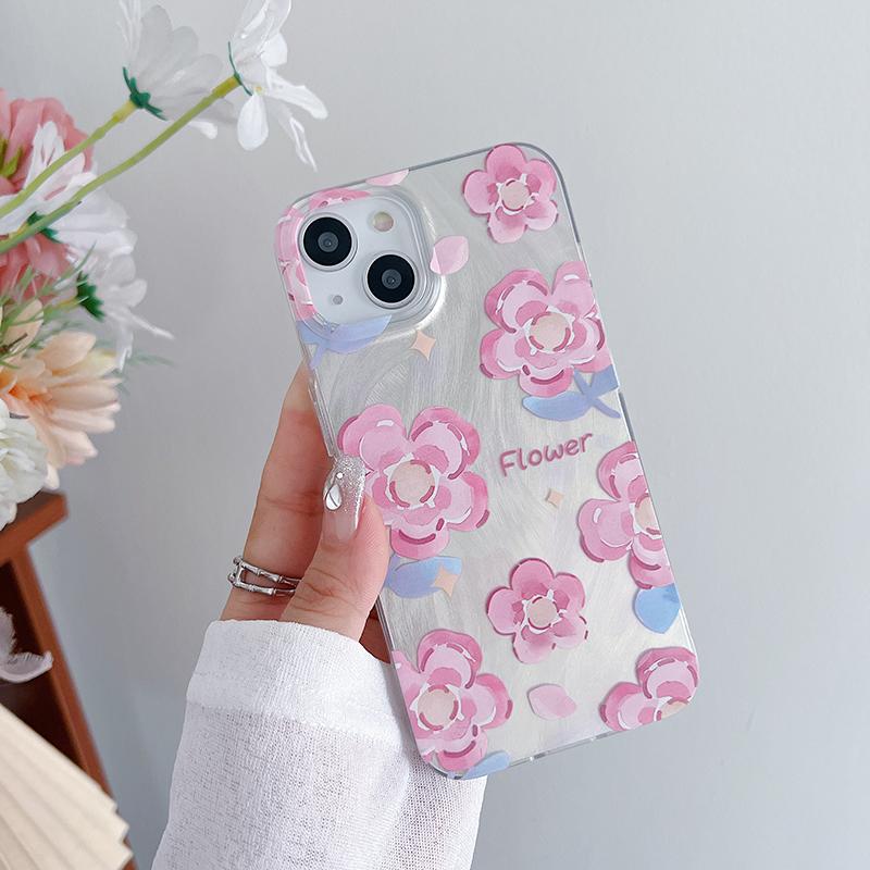 

Чехол для телефона с цветами для iPhone 15 Realme C53 C67 Reno 11 8T Redmi Note 13 Pro Redmi 13C Samsung S23 FE S24 Ultra A35 A54 A53 A34 S23 Tecno Vivo Cover iPhone 15 Pro