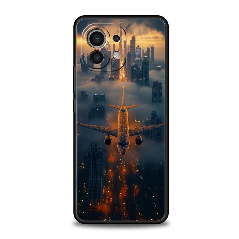 Travel-Nspired Airplane Route Phone Case Cover for Xiaomi Mi 17 15 14 13 12 11 Ultra 15T 14T 13T 12T 11T Pro Lite Soft TPU Shell