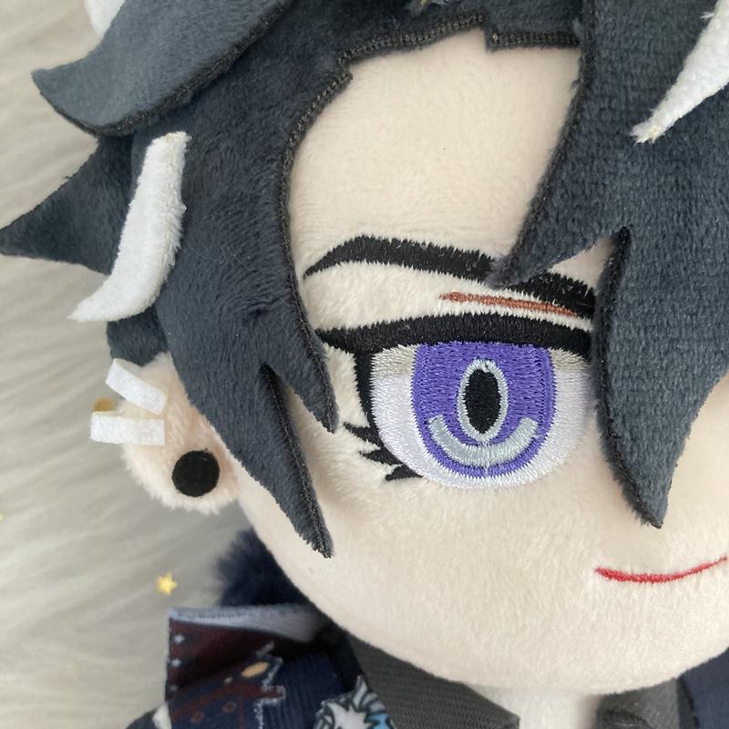 20cm Genshin Impact Wriothesley Plüschpuppe Niedliches Weiches Kuscheltier Kissen Weihnachts-Halloween-Geschenk