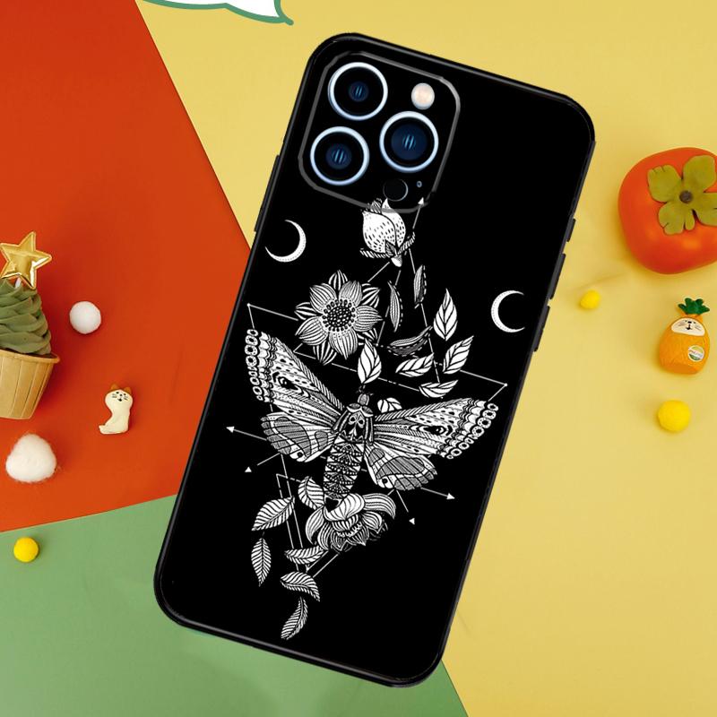 

Occult Witchcraft Moon Gothic Witch Phone Case For iPhone 17 Pro Max16 15 14 13 11 12 Pro Max Plus 12 13 Mini 16e 17 Air Cover iPhone 14
