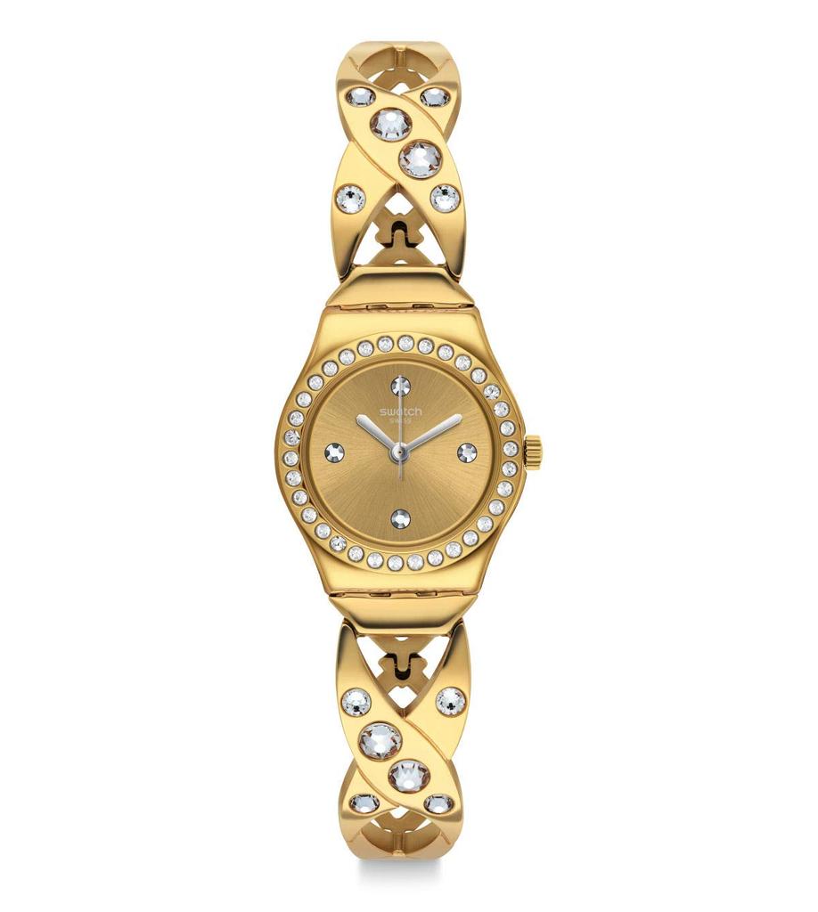 [Swatch] GOLDY HUG YSG164G Women's Watch Genuine Imported Product