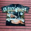 2025 Amerikanische trendige Marke Vall gewaschen alt bedrucktes kurzärmeliges Hip-Hop lockeres Streetwear-T-Shirt für Männer und Frauen