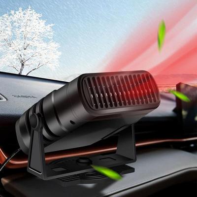 Nagrzewnica Samochodowa 12/24V 120W Elektryczny Szybki Chłodzący Grzejący Wentylator Odmrażacz Szyby z Obrotową Podstawą 360 stopni samochód auto Odmgławiacz