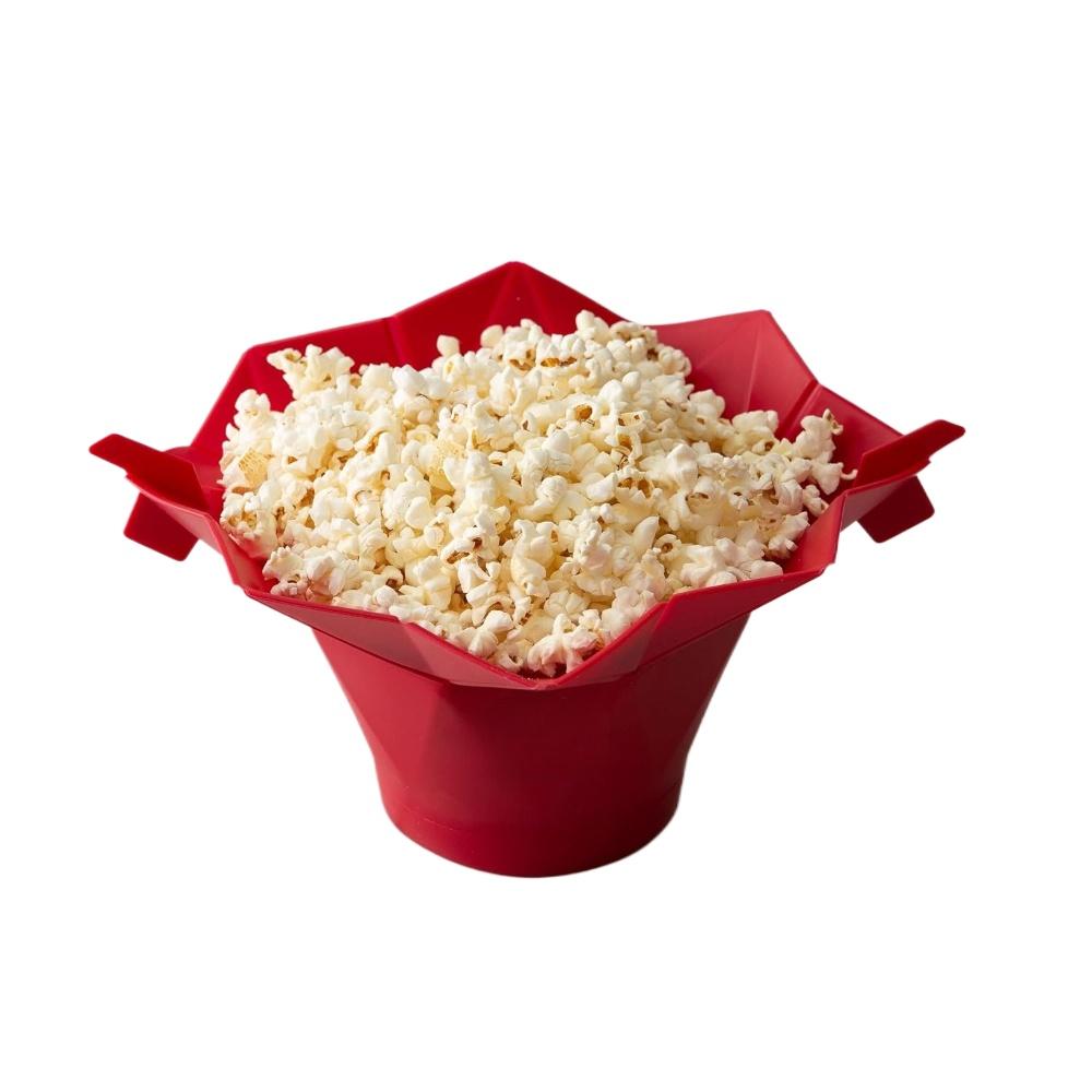 Microwave Popcorn Popper Collapsible Popcorn Maker Bowl Heat Resistant Reusable Popcorn Bowls Home Kitchen Tool Dishwasher Safe