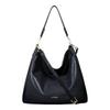 Bolsa de Ombro Hobo de Couro Dividido Feminina COMRAIN