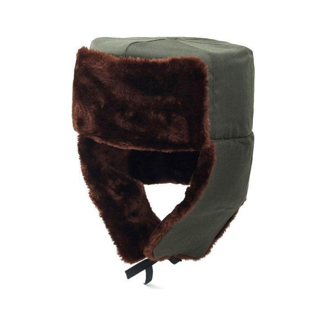 Warm Winter Cap Windproof Ushanka Fur Hat Outdoors Ski Russian Cap  for Men Women
