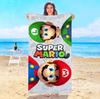 M-Marios Beach Towel Bath Towels Bathroom Playa Sauna Travel For Home Spa Swimming Pool Baby Microfiber Quick Drying Gym Shower