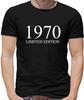 Edizione Limitata 1970 - Maglietta Uomo - Regalo di Compleanno 54° 54 Regalo Età