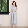 Ta Chi Women's Summer Sleeveless Top and Skirt Set