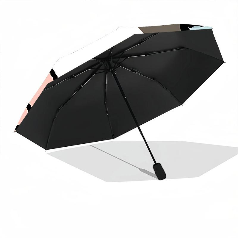1pc Guinea Pig Automatic Opening/Closing Umbrella with Operation & Windproof Canopy - Folding Design, Holiday Gift Yy260225110