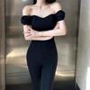 Europäischer & Amerikanischer Streetstyle Off-Shoulder Schlankmachendes Korsett-Top für Damen