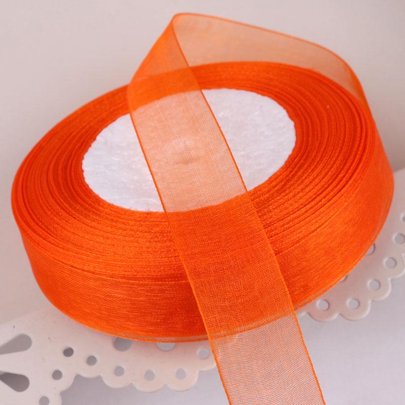 2cm Transparent Gauze Ribbon for Gift Boxes, Cake Decorations, Headbands, and Dance Streamers