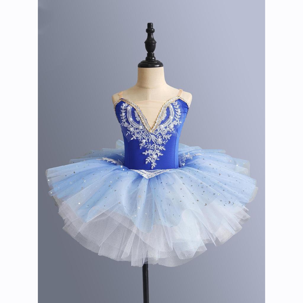 Toddler Sequined White Ballet Tutu Dress Girls Jazz Dance Costumes Children Ballerinas Tutu Outfits Kids Ballroom Dance Clothes