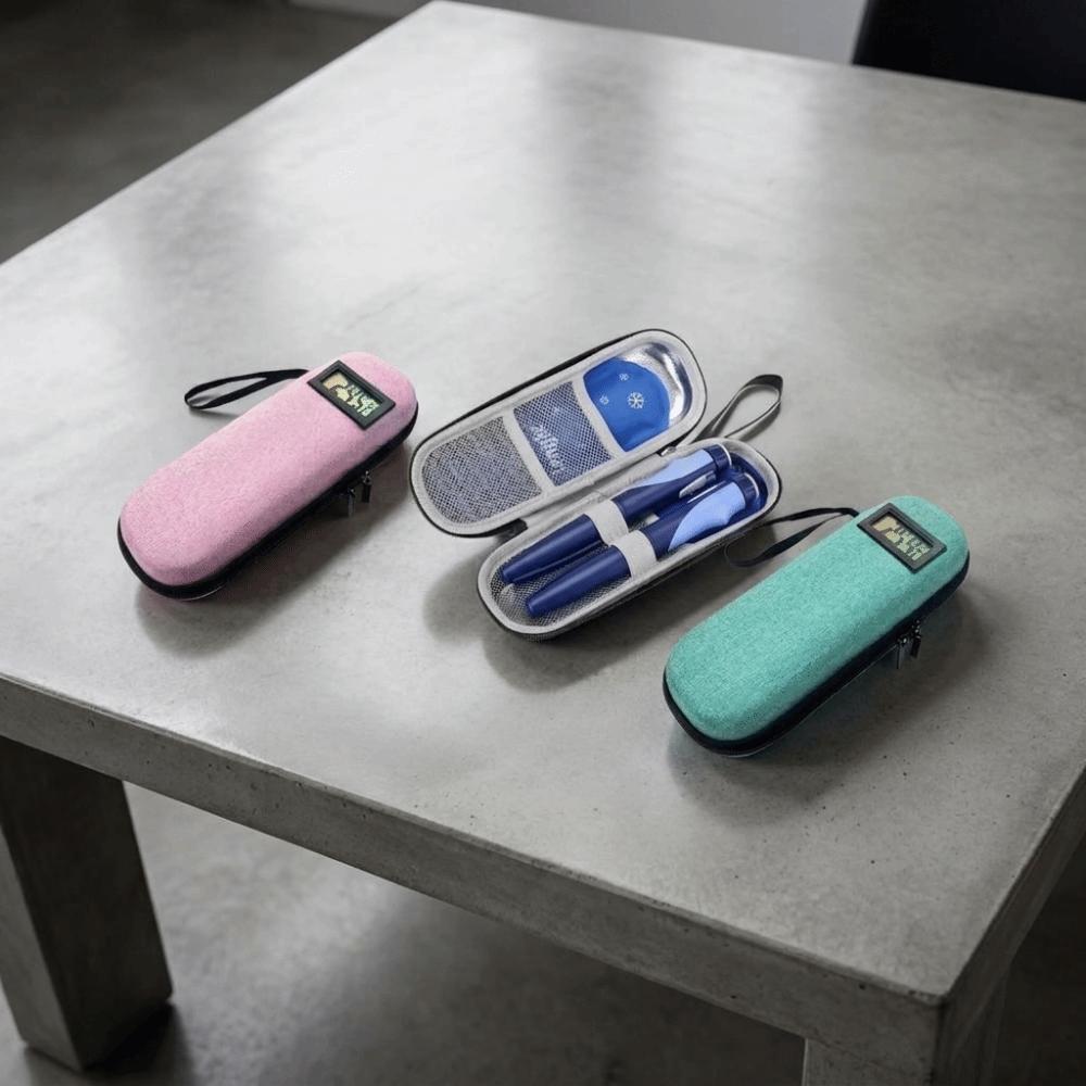 EVA Insulin Cooler Bag Temperature Display Insulin Cooler Travel Case  Travel