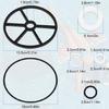 6PCS Pool Equipment Seals Replacement Quick Installation Rubber Texture Suitable for Any Weather Performances Safe