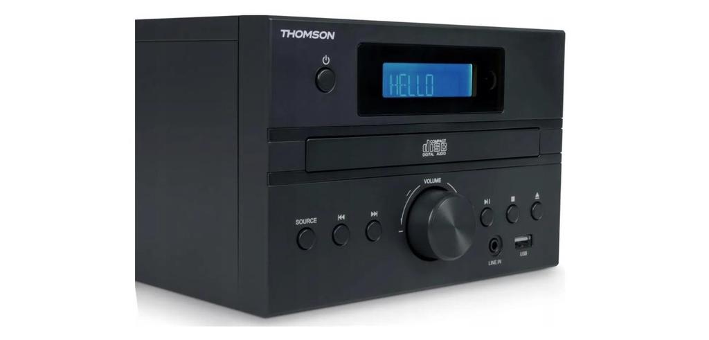 Thomson MIC123BT - mikrowieża z Bluetooth, CD, USB, FM, Thomson