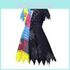 The Nightmare Before Christmas Sally Jack Cosplay Dress For Kids Halloween Role Play