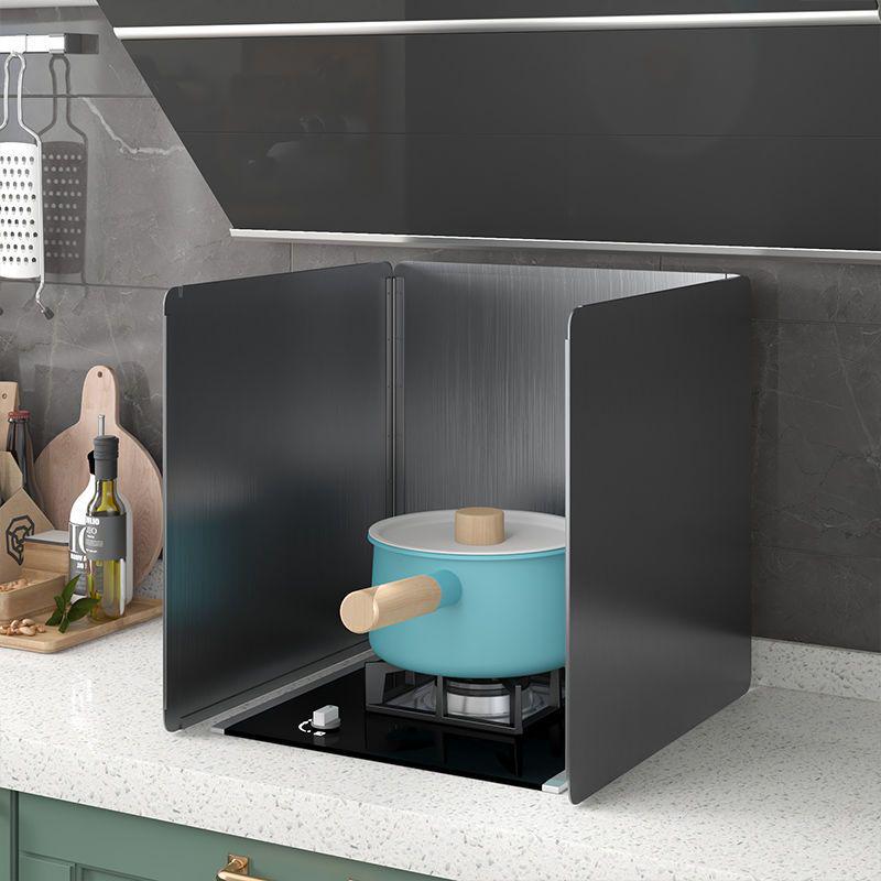 Stainless Steel Kitchen Stove Hood Baffle and Splatter Shield Enclosure